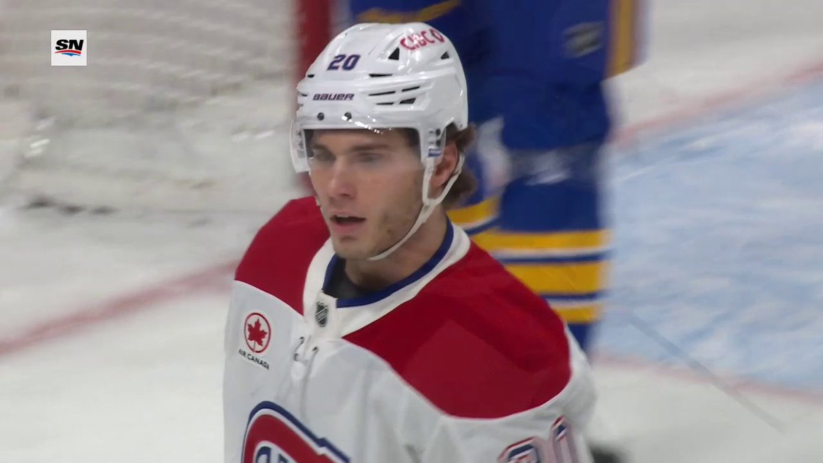 Great passes make great plays 🙂‍↕️ Juraj Slafkovský gets the Canadiens Montréal on the board! 📺: Sportsnet &amp; TVA Sports ➡️