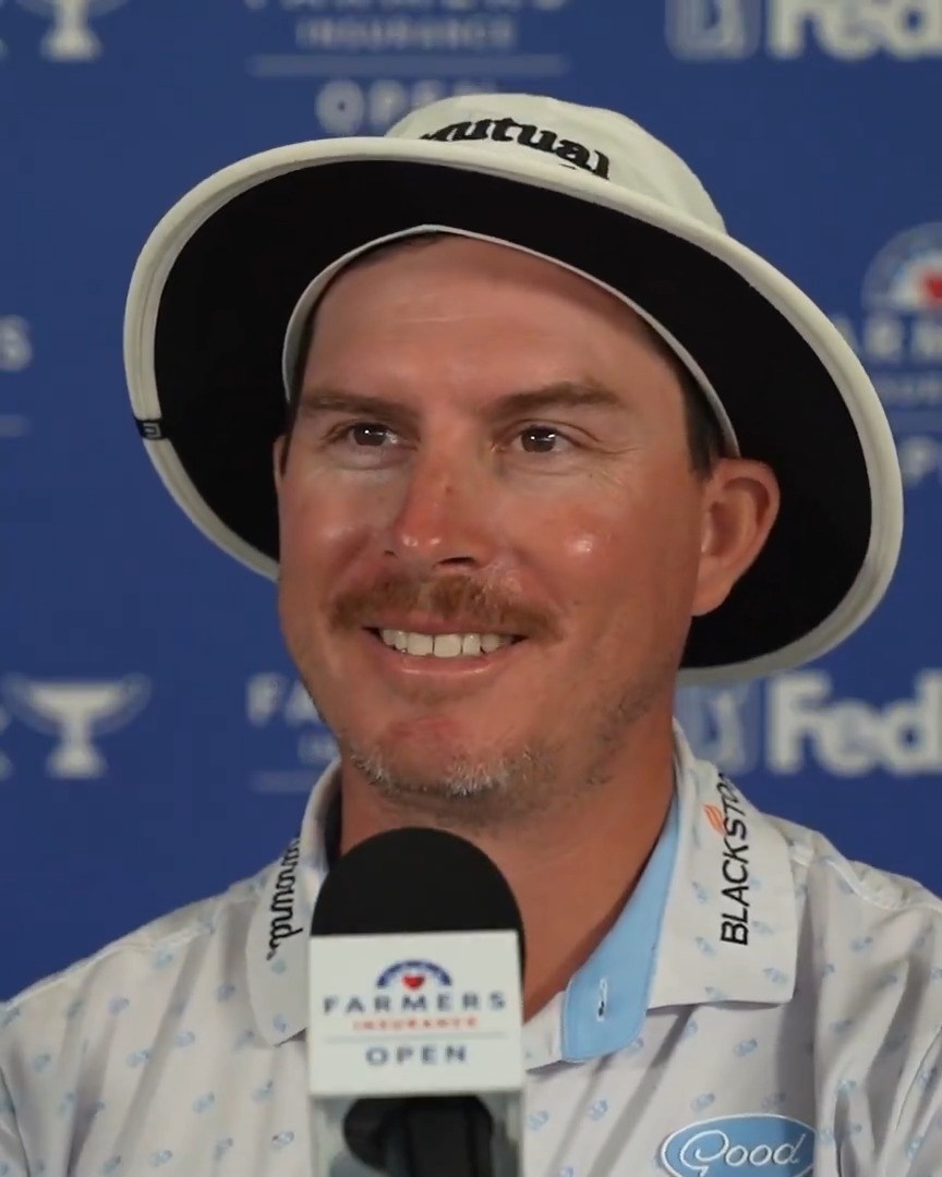Gotta love honesty from Joel Dahmen 😂 He's solo second and six shots back of Justin Rose heading into Sunday Farmers Ins Open.