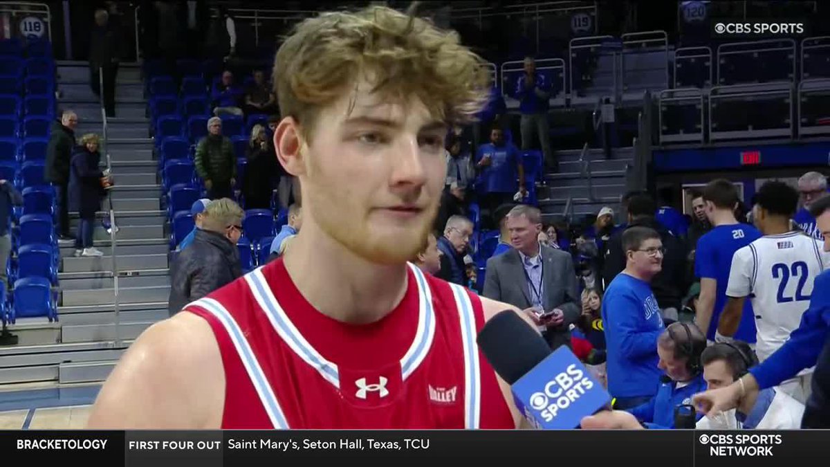 "I got good sleep last night." — Bradley Basketball's Alex Huibregtse after scoring NINE three-pointers