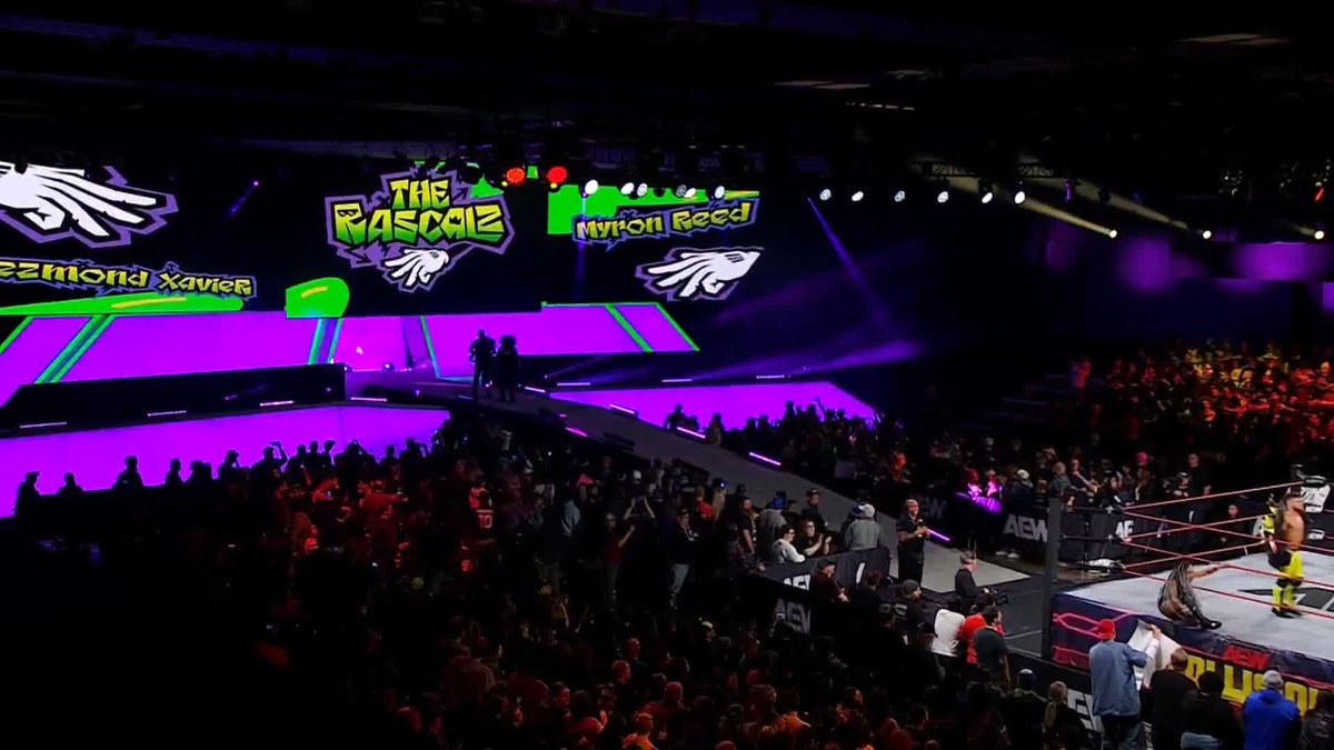 The Rascalz kept their TNA entrance music! 🔥🔥 #AEWCollision