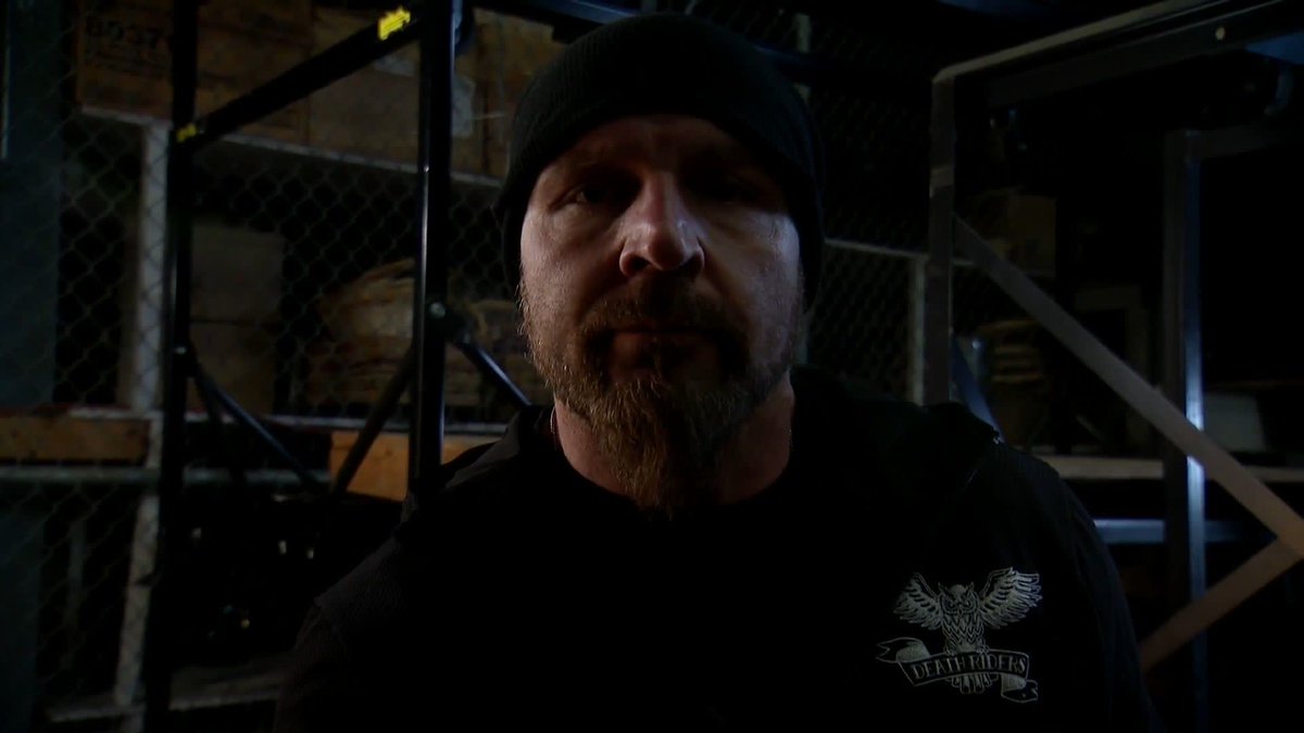 A chilling message from #AEW Continental Champion Jon Moxley directed at Konosuke Takeshita! Watch #AEWCollision LIVE on TNT &amp; HBO Max