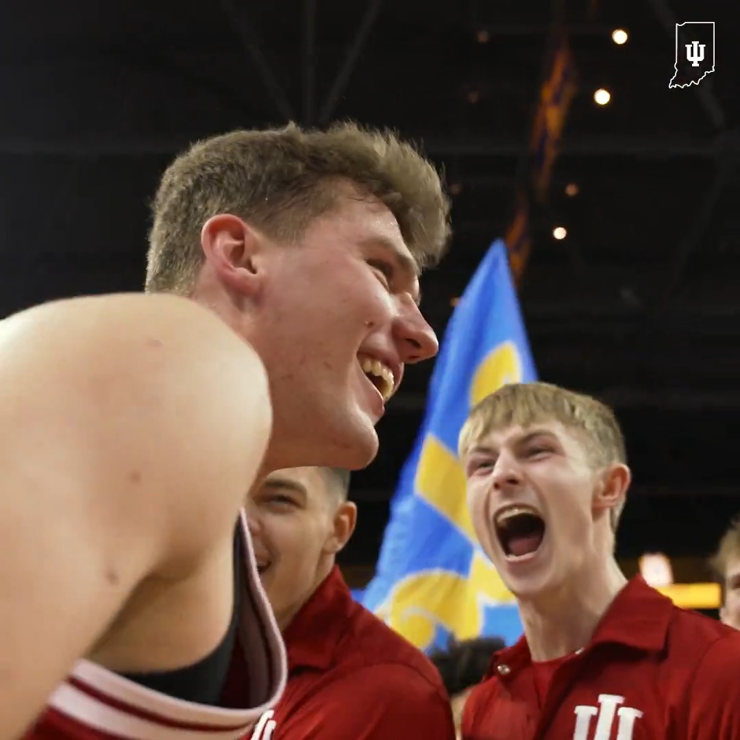 Absolutely clutch. Trent Sisley | #IUBB