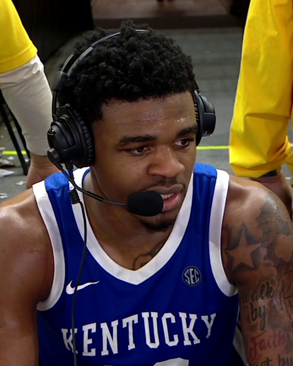 "It was definitely personal." Otega Oweh said Kentucky Men’s Basketball was motivated to get the W over Arkansas 👀