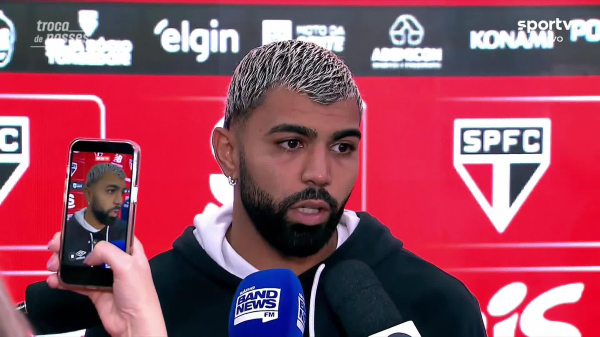 Gabigol, após São Paulo 2x0 Santos: "É falar menos e fazer mais." 🎥 sportv | ge