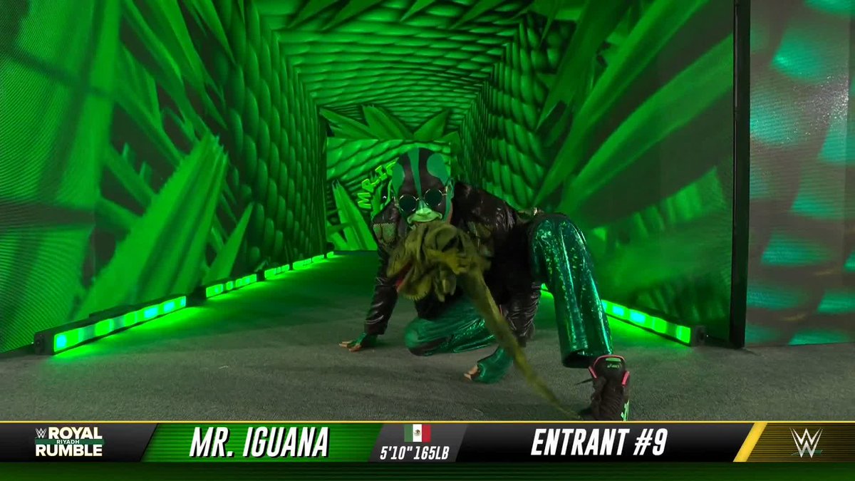 "Mr. Iguana": Por comentarios sobre su participación en el #RoyalRumble