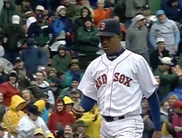 When Pedro Martinez started a game with an immaculate inning in 2001.