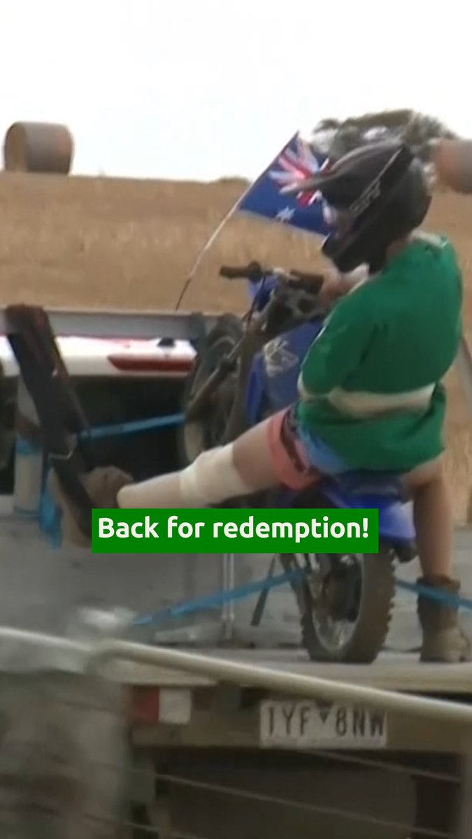 In their REDEMPTION era ✨ After a big crash yesterday, this LEGEND pulled off one of the most Aussie things you'll ever see! 🇦🇺 📺 #CEGORR | Jan 28 - Feb 1 | SBS &amp; SBS On Demand