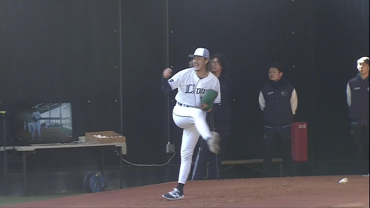 初日から闘志全開 髙橋光成がブルペン投球 ラストボールでは大きな雄叫びも 🌸西武 春季キャンプ #seibulions #だったらDAZN