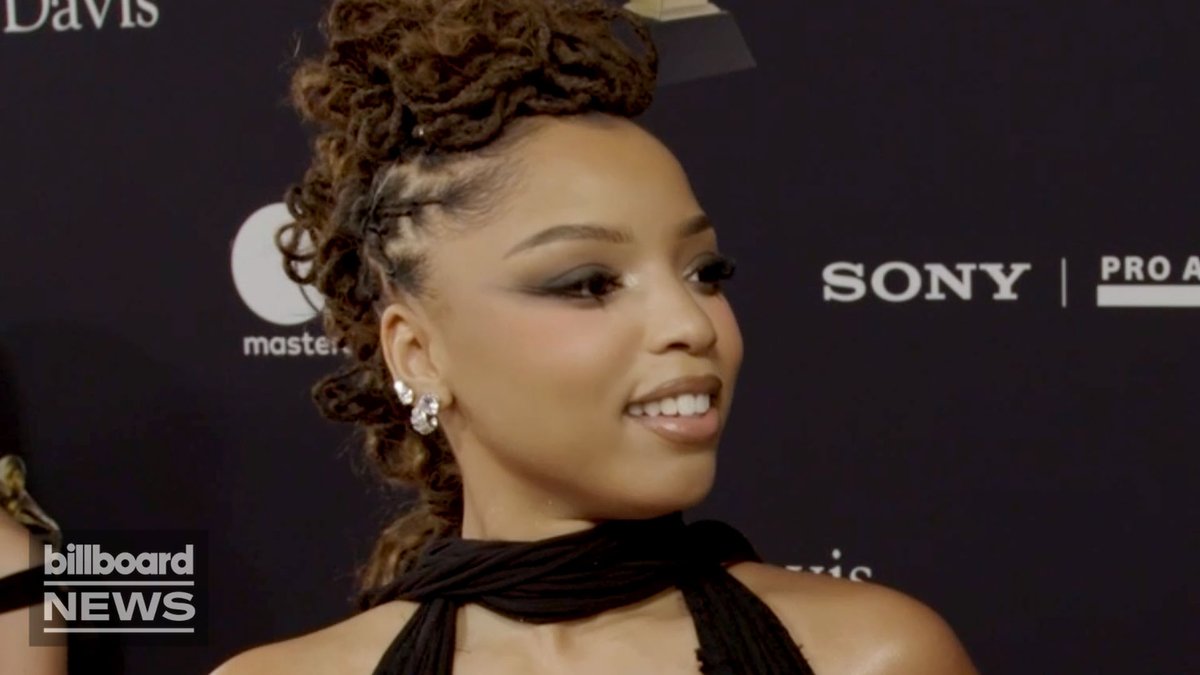 What would Chlöe sneak into the Grammys? 📷 She chats with Billboard News at the 2026 Clive Davis Pre-Grammy Gala.