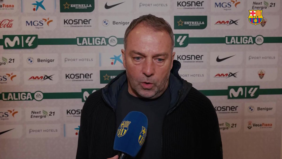 🔊 What did our coach Hansi Flick say after the win against Elche?