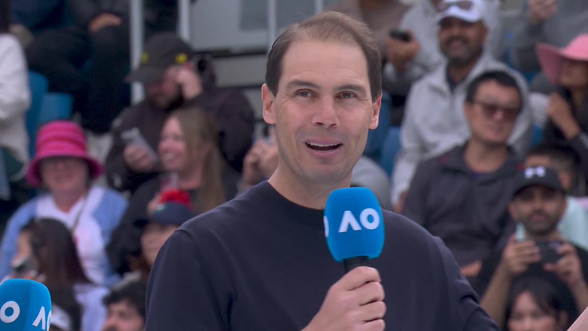 Look who’s back 😍 Rafa Nadal • #AO26