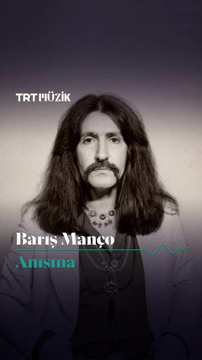 Unutulmaz şarkılarıyla hepimizin hayatında iz bırakan, Anadolu rock müziğinin efsane ismi Barış Manço'yu aramızdan ayrılışının 27. yılında sevgi ve özlemle anıyoruz. 💐 "Barış Manço Anısına", bugün 17.30'da TRT Müzik'te.