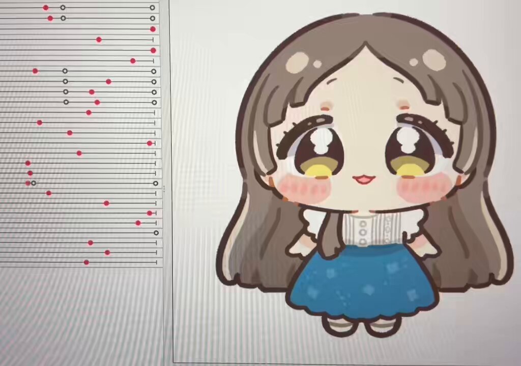 千奈ちゃんモデル、楽しく作れました…🥳