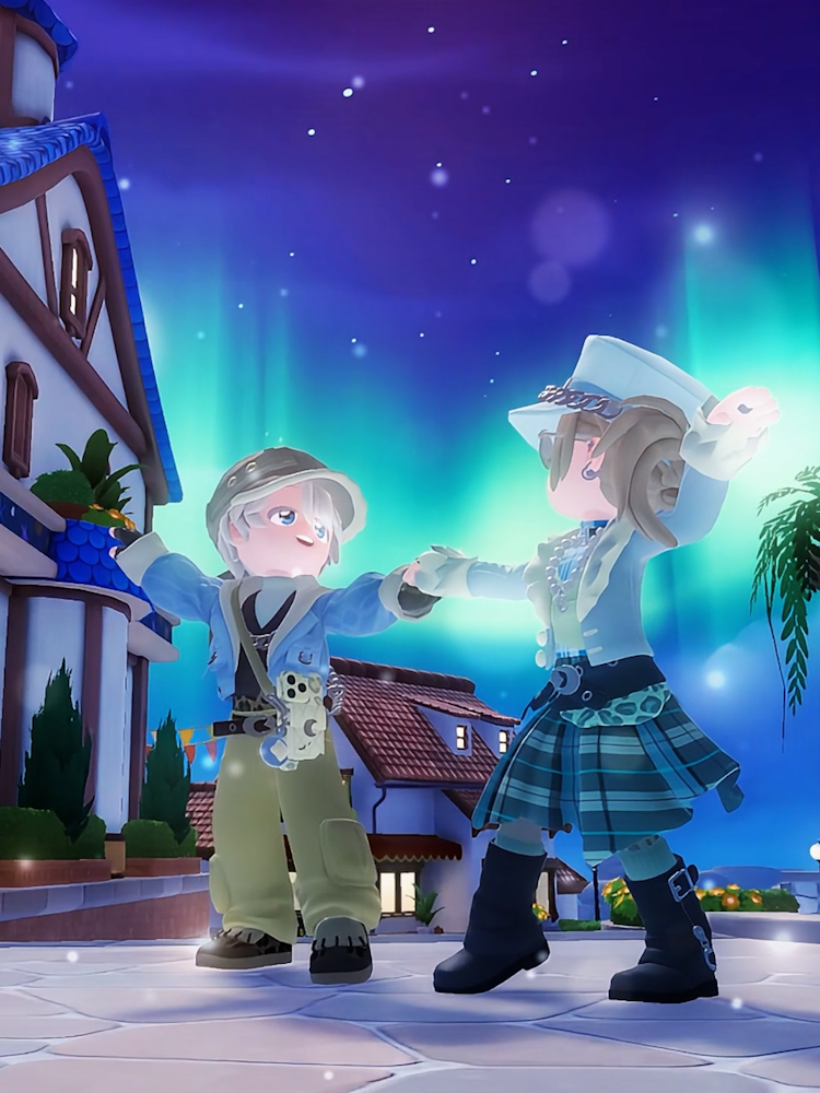 The chance to meet the aurora is a cosmic romance. ✨ It's the starry sky dancing, and the softest whisper of nature. 🌌 At 18:00 on February 1st (Server Time), may this splendor light up your night. 🌙💜 #heartopia