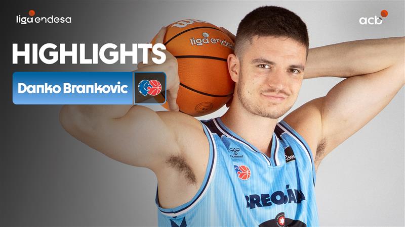 Danko Brankovic, un gigante en la pintura 💪 El croata sumó un total de 1⃣5⃣ puntos, 6⃣ rebotes y 2⃣0⃣ de valoración en la victoria de Río Río Breogán en Granada. | #LigaEndesa