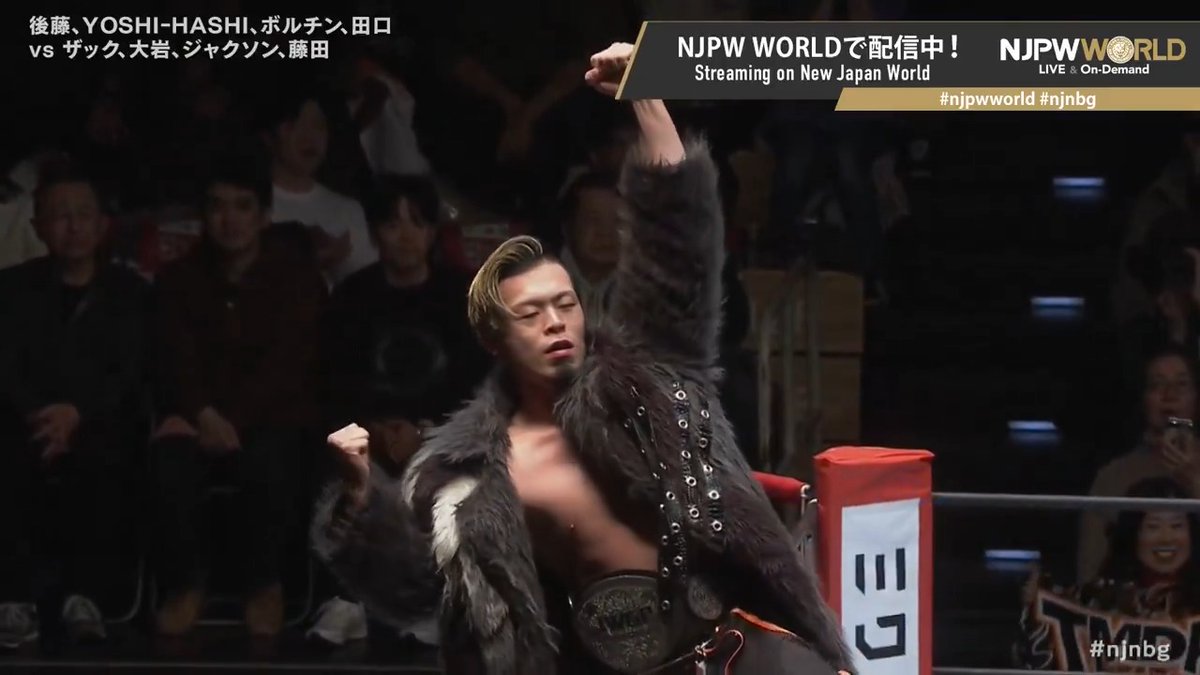 .藤田晃生/ Kosei Fujita "🕳️→🤼" From the profile URL #NJPW #njpwworld #njnbg #穴掘り大会