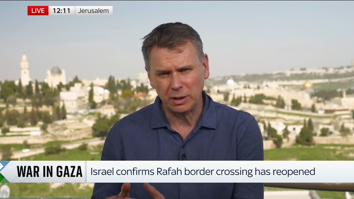 "The Rafah crossing is technically now open, but it is subject to big security checks." Middle East correspondent Adam Parsons explains the significance of this moment and who will be allowed to cross the border. 📺 Sky 501, Virgin 602
