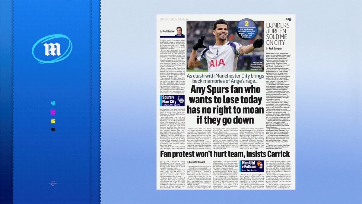 "I can't understand why you'd want your own team to lose" 🗣️ Martin Samuel doesn't understand why any Spurs fan would want to lose to Man City to stop Arsenal from winning the title.