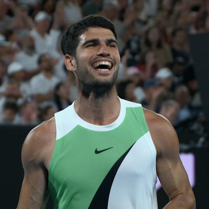 Phenomenal, Carlos Alcaraz. A resounding 1st #AusOpen victory to complete a Career Grand Slam®. This crown is yours. #RolexFamily #Reachforthecrown