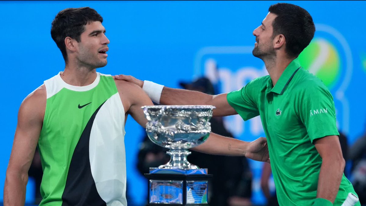BREAKING: Alcaraz beats Djokovic in Australian Open final to complete record-breaking career Grand Slam 📺 Sky 501, Virgin 602, Freeview 233 and YouTube
