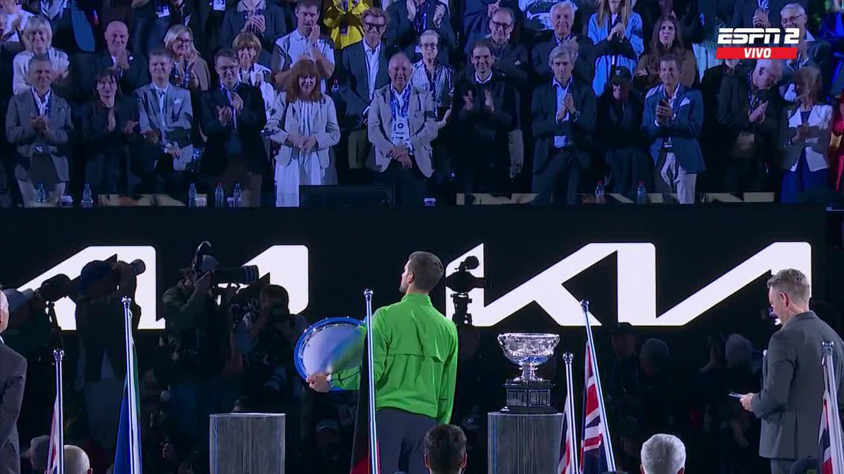 Hermosas palabras de Nole para Rafa Nadal. 🫶 📺 Mirá el #AO26 en el Plan Premium de Disney Plus.