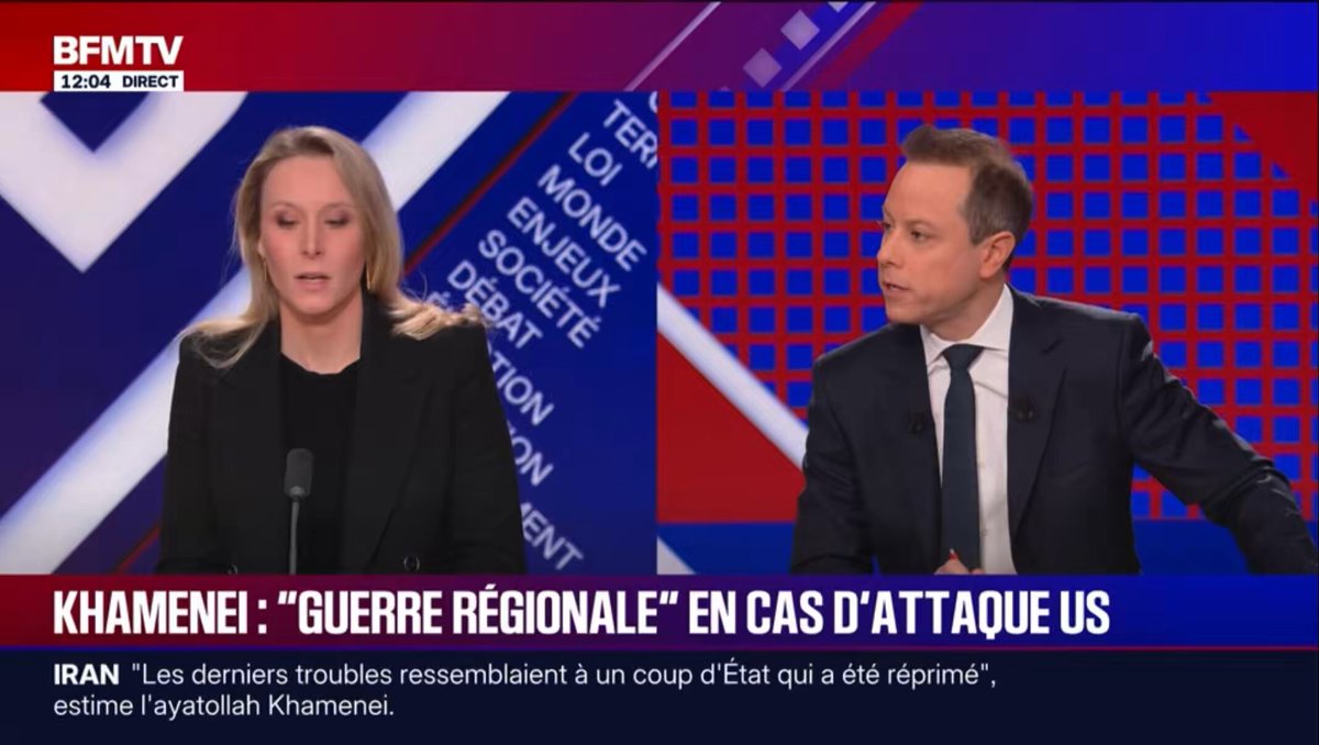 « Sur l’Iran, il faut associer espérance et prudence. Espérance de voir ce régime, qui opprime son peuple, tomber. Prudence, une opération au sol pourrait délégitimer un nouveau gouvernement et renforcer les islamistes les plus radicaux. »