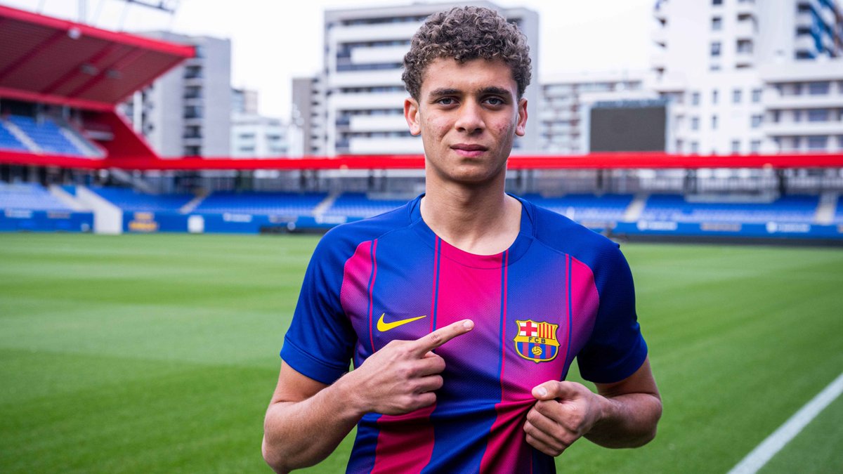 🔊🎙 Les primeres paraules de Hamza Abdelkarim com a nou jugador del Barça Atlètic 💙❤
