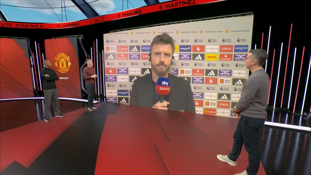 "We've got options & flexibility across the front line!" Michael Carrick on Bryan Mbeumo's form as a central striker, and the options Man Utd have up top 🔥