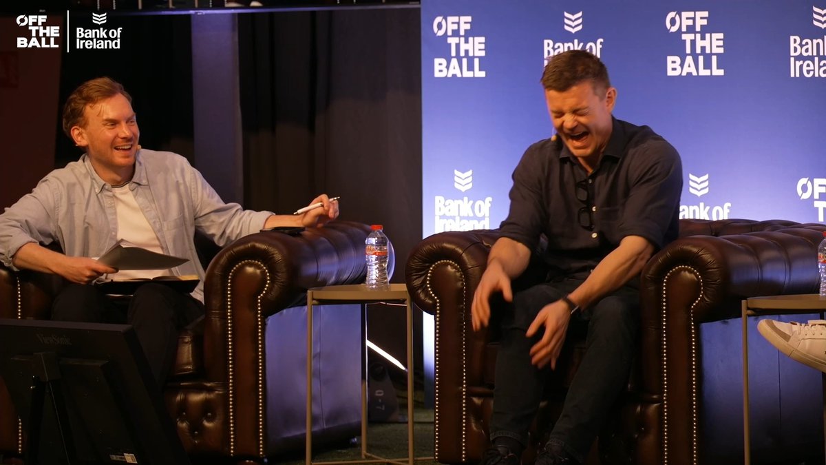 🗣️ 'All that does is prove that those three young guys are shit!' 😂 🗣️ 'This has been my most enjoyable experience at the RDS!' 🗣️ 'They started cheering, and then they realised he's a Connacht man now!' Andrew Trimble was in incredible form at our Rugby Roadshow on Thursday night! You do not want to miss any of our Six Nations Preview Panel this week! | 🏉 The Rugby Roadshow on Off The Ball with Bank of Ireland | #NeverStopCompeting