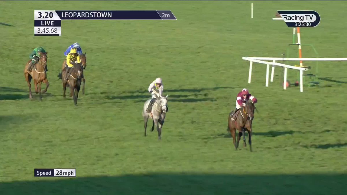 👑 BRIGHTERDAYSAHEAD 👑 The Irish Champion Hurdle goes the way of Gordon Elliott and jack kennedy. #DRF ⚡️