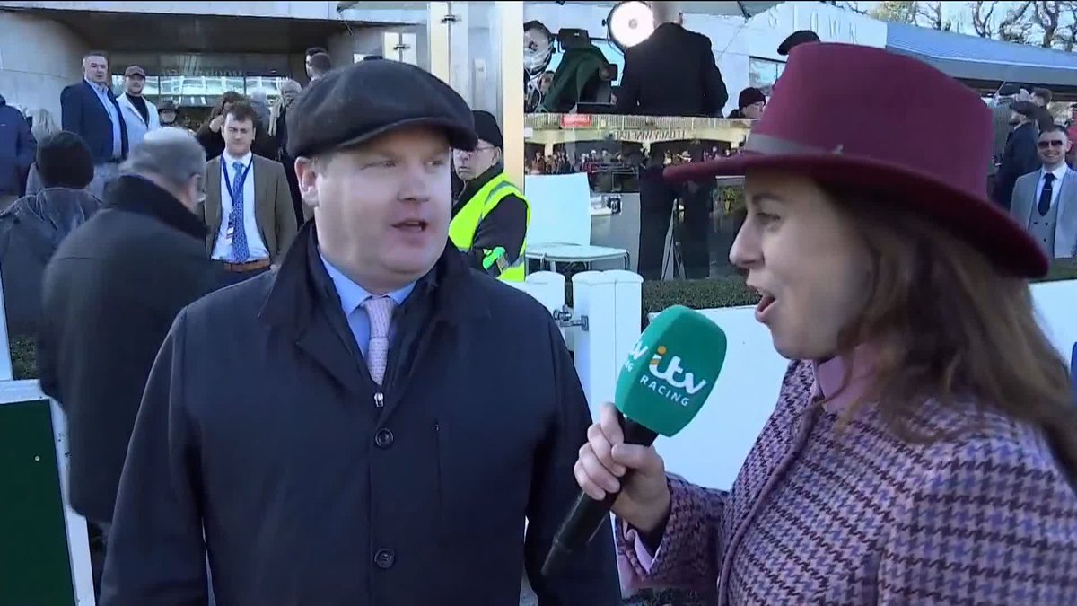 Brighterdaysahead will go to the Champion Hurdle🫡 No messing from Gordon Elliott. Well done team!💪 #ITVRacing | Gordon Elliott