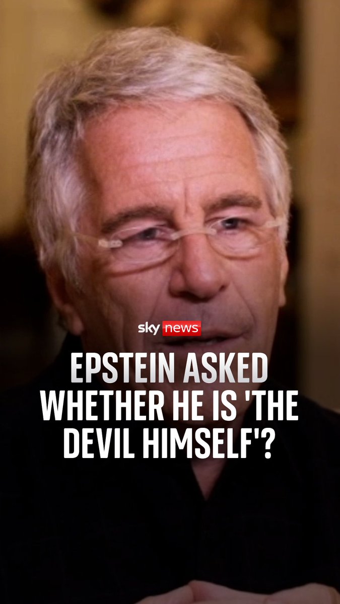 Jeffrey Epstein was asked in an interview whether he had 'dirty money' and whether comparisons could be made between him and the devil. This video is from the latest drop of the Epstein files from the US Department of Justice.