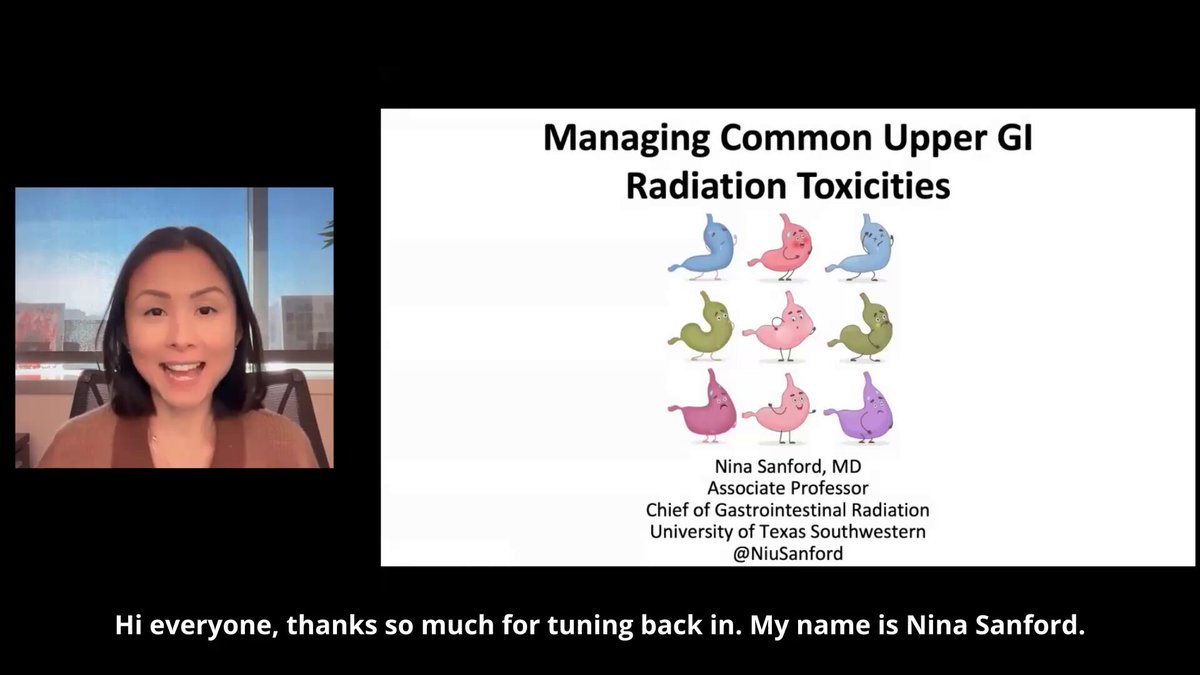 Happy Sunday🌞! Back w another teaching video: ~20 min on managing toxicity from upper GI radiotherapy. I discuss these 5: -esophagitis -stricture -duodenal/gastric ulcer (pancreas SBRT) -nausea/vomiting -abdominal pain Full video &amp; slides (w some more thoughts) below. 🧵1/7