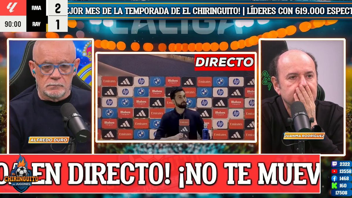 👉 "Los jugadores han puesto el alma". 🏟️ "Es una victoria en la que hemos necesitado la ayuda del público". 👀La valoración del partido de Arbeloa tras la victoria ante el Rayo. 🎙️ José Luis Sánchez 🇪🇸