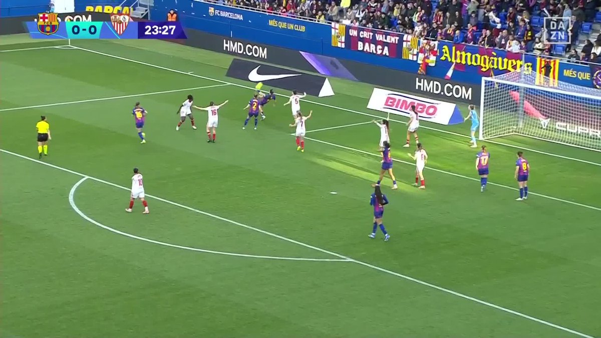 ESTE ES EL GOL MÁS PECULIAR DE LA JORNADA 🚀🥅 CORTESÍA DE FC Barcelona Femení KIKA NAZARETH💥 #LigaFenDAZN
