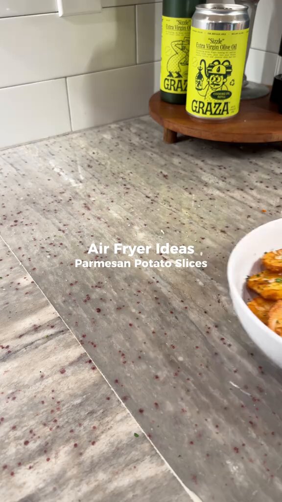 "Receta" Por esta simple receta que podés preparar de papas en rodajas con parmesano.