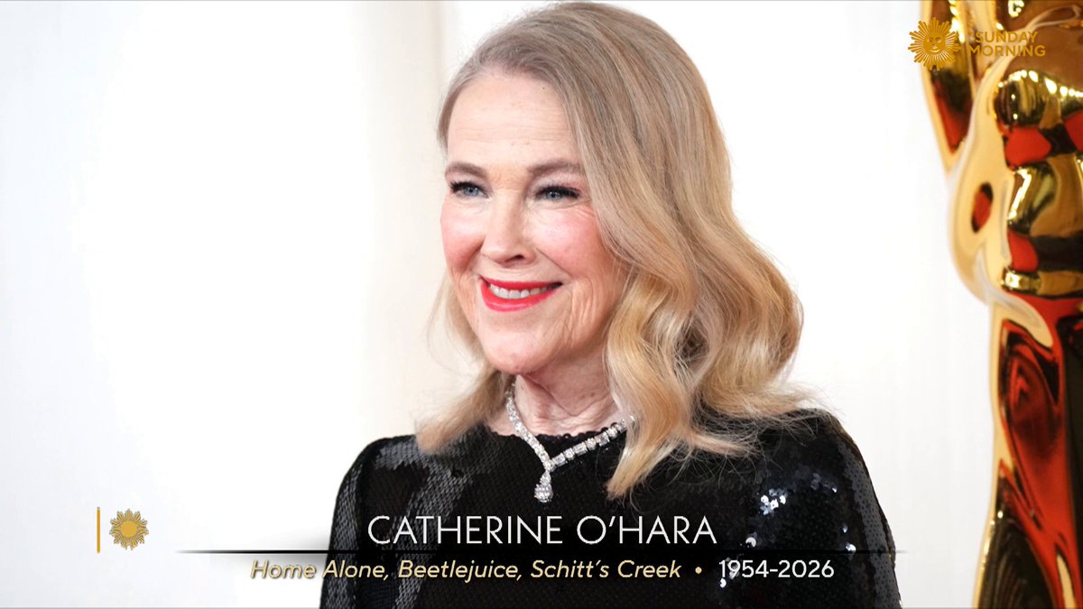 We remember some of the notable figures who left us this week, including actor Catherine O'Hara, known for her roles in "Home Alone," "Beetlejuice," and "Schitt's Creek."