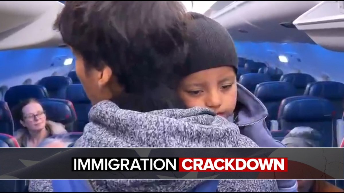 ABC News exclusive video shows five-year-old Liam Conejo Ramos and his father, Adrian Conejo Arias, asylum seekers who were detained by federal agents in Minneapolis last week and sent to a Texas detention facility, boarding a plane home on Sunday after a judge ordered the government to release them.