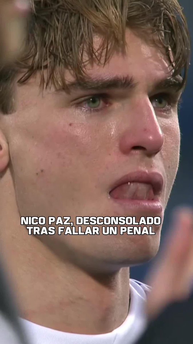 Ufff, las lágrimas de Nico Paz al final del partido y los hinchas del Como coreando su nombre… Qué momento. 💔