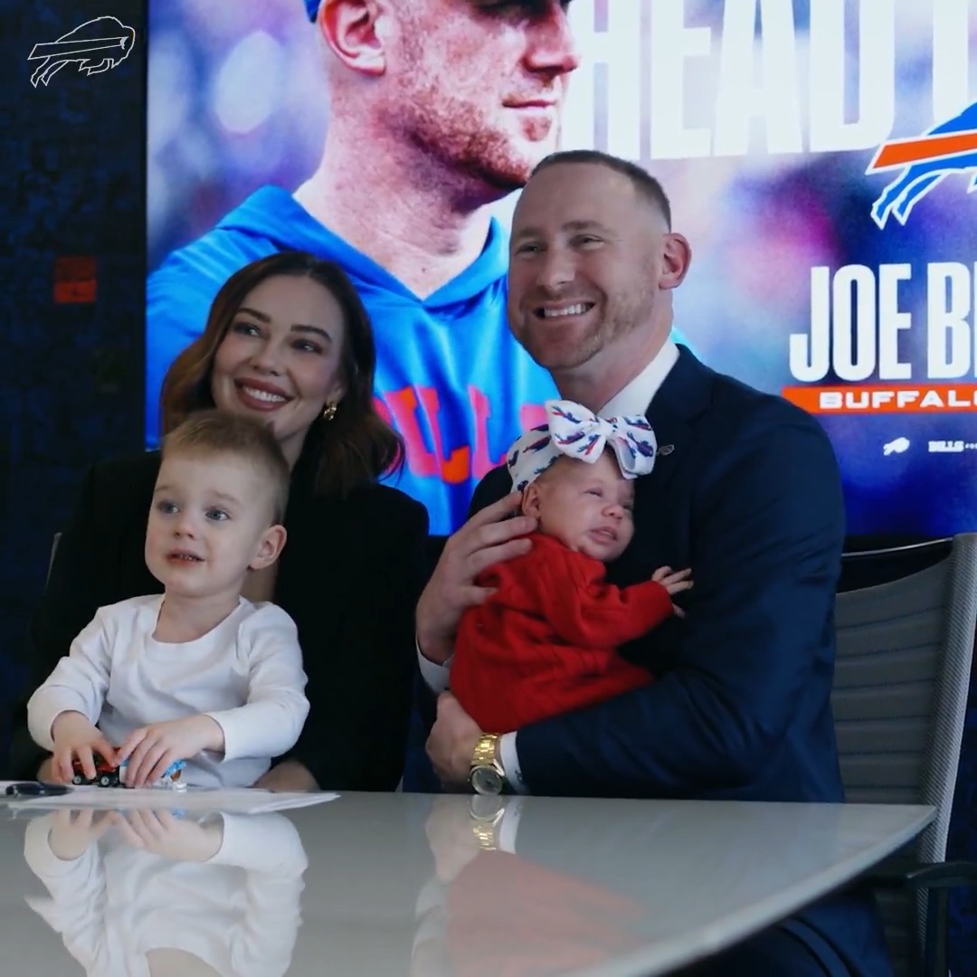 "When you think about Buffalo, that's what gets me." Go behind-the-scenes of Joe Brady's first day as Head Coach: Victory Live | #GoBills