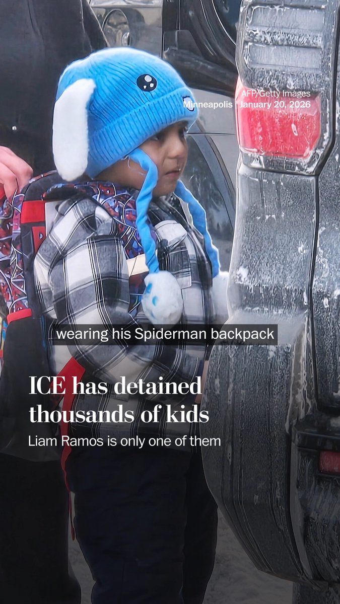 A federal judge ruled that 5-year-old Liam Conejo Ramos, detained by ICE alongside his father, should not remain in federal custody. Data and analysis suggest ICE is increasingly detaining young children amid President Trump’s mass deportation efforts.