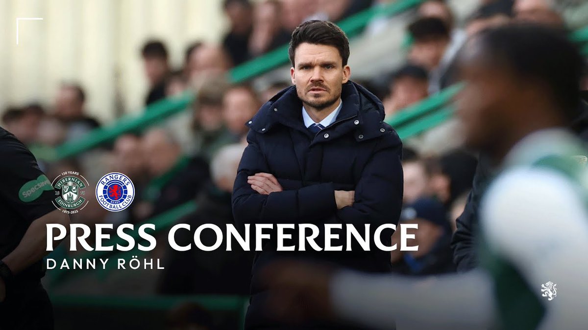 🎙️ Danny Röhl spoke to the media after the match against Hibs at Easter Road.
