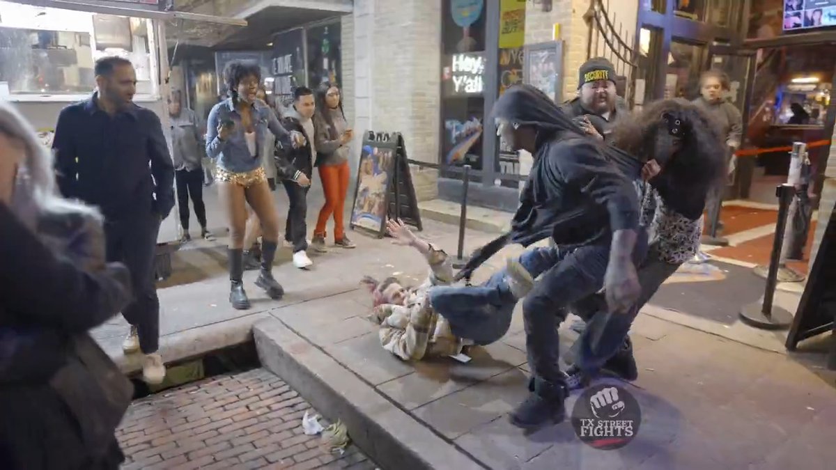 Fight on 6th Street Austin TX 2-1-2026 #fight #texas