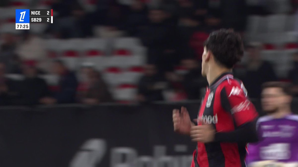 WAH𝙄𝙄𝙄 Son 3e but depuis son arrivée, pour le plus grand bonheur de l'OGC Nice 🦅 #OGCNSB29