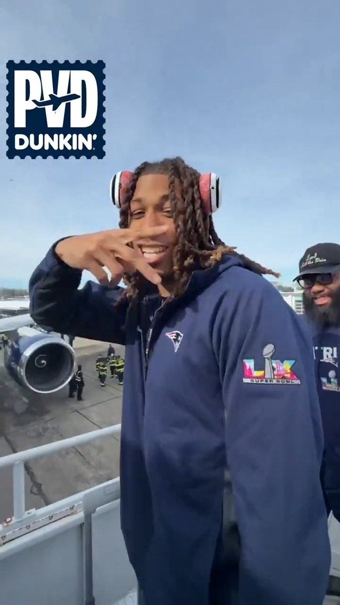 Now boarding ➡️ Dunkin' | #NEPats