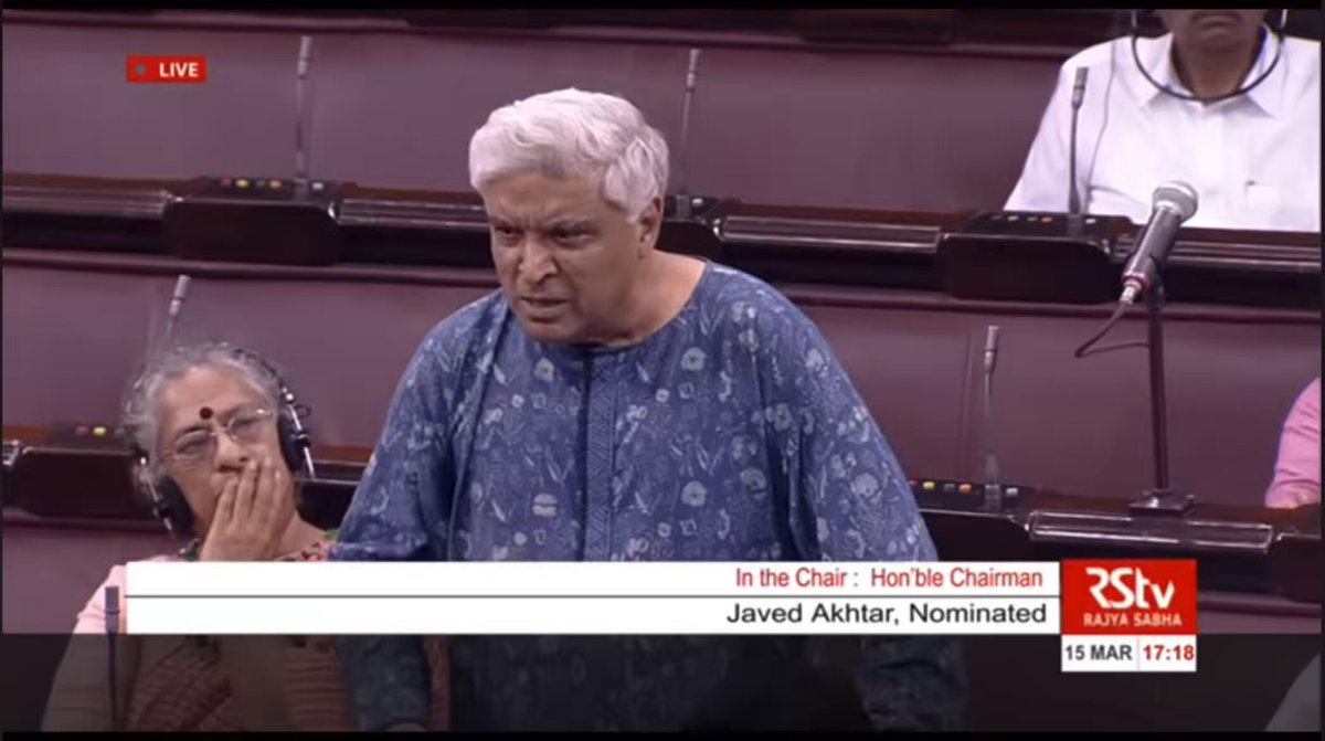 GDP is not Development, The real development is ‘Human Development Index’. - Javed Akhtar in Rajyasabha.