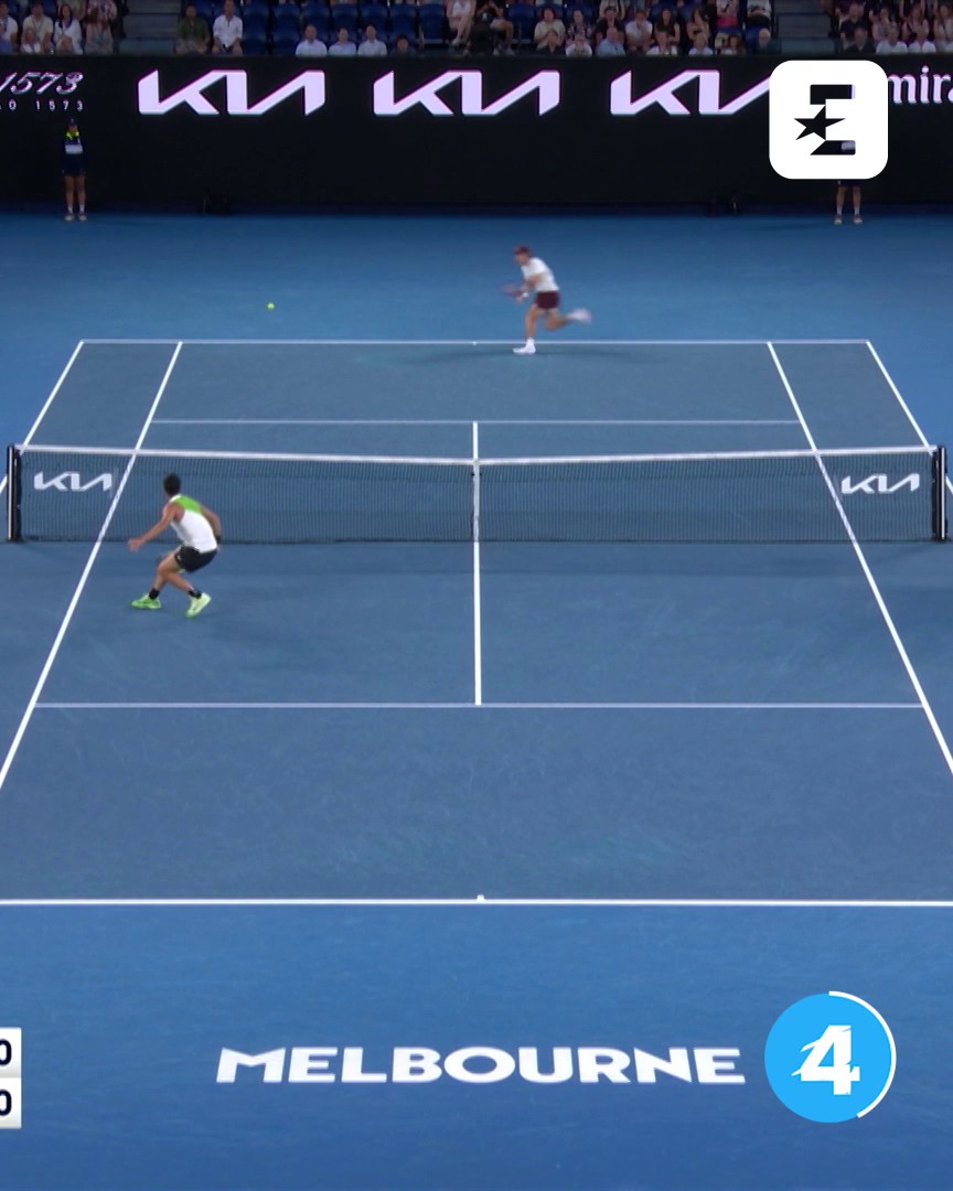 🙏 Un Grand Slam "𝒃𝒍𝒆𝒔𝒔𝒆𝒅" para Carlitos 🐐 Los cinco mejores puntos de Alcaraz en un #AusOpen histórico que has podido vivir a través de Eurosport y HBO Max España 🌟