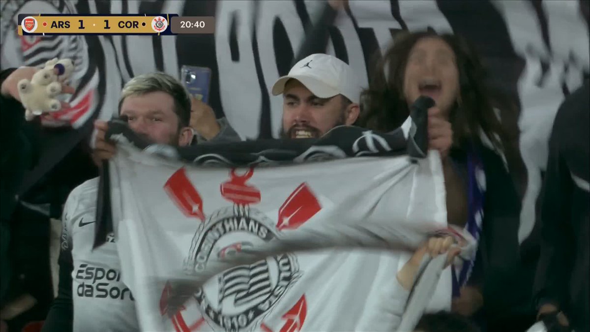 Corinthians have the equaliser! ⚖️🚨