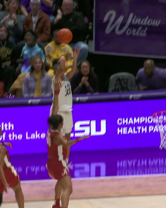 BEHIND THE BACK PASS ➡️ CORNER THREE 😮‍💨 LSU Women's Basketball x 📺 SEC Network