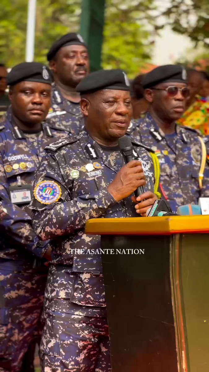 The Otumfuo Royal Ladies of the Ghana Police Service have been promoted to the next rank of the Service for being the first of it kind to honour Otumfuo at the Police Headquarters and being the first of it kind to visit the Manhyia Palace, by the Inspector General of the Police, Christian Tetteh Yohunu. What a joyous day to the Royal Ladies of Ghana Police Service. Piawwwwwwwwwww!!!